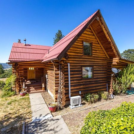Rowland Log Cabin Home Lyle المظهر الخارجي الصورة