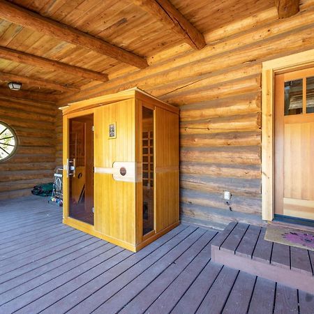 Rowland Log Cabin Home Lyle المظهر الخارجي الصورة