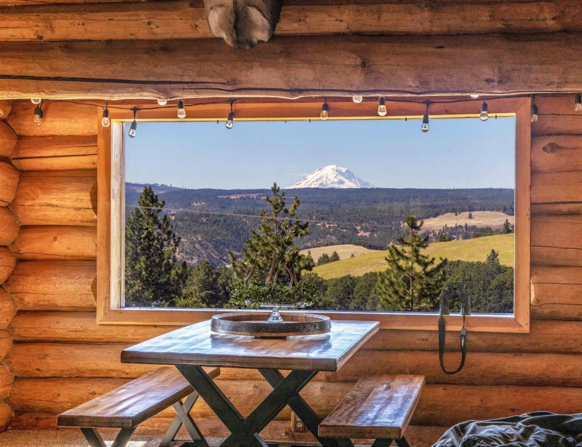 Rowland Log Cabin Home Lyle المظهر الخارجي الصورة