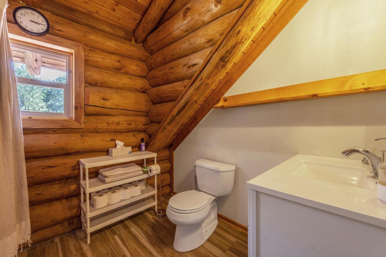 Rowland Log Cabin Home Lyle المظهر الخارجي الصورة