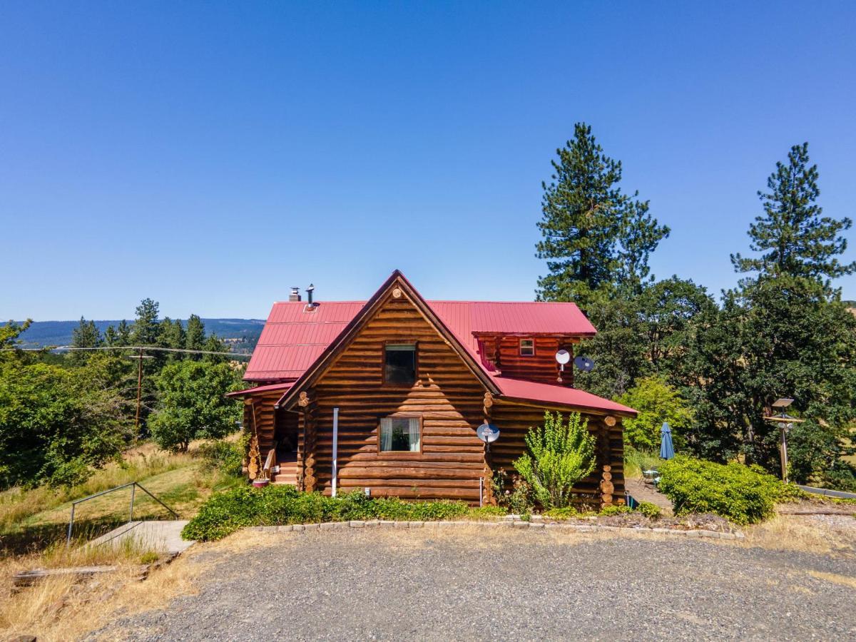 Rowland Log Cabin Home Lyle المظهر الخارجي الصورة