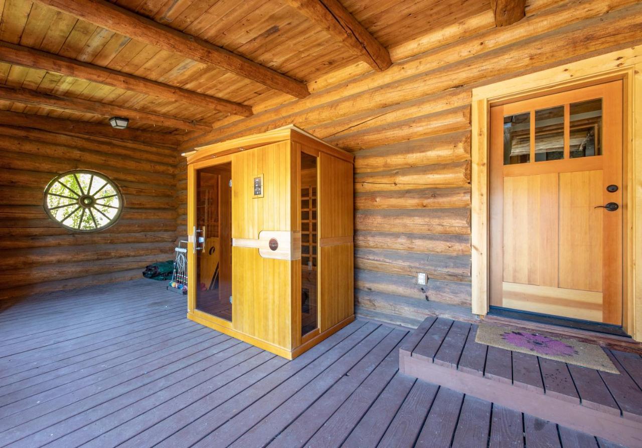 Rowland Log Cabin Home Lyle المظهر الخارجي الصورة