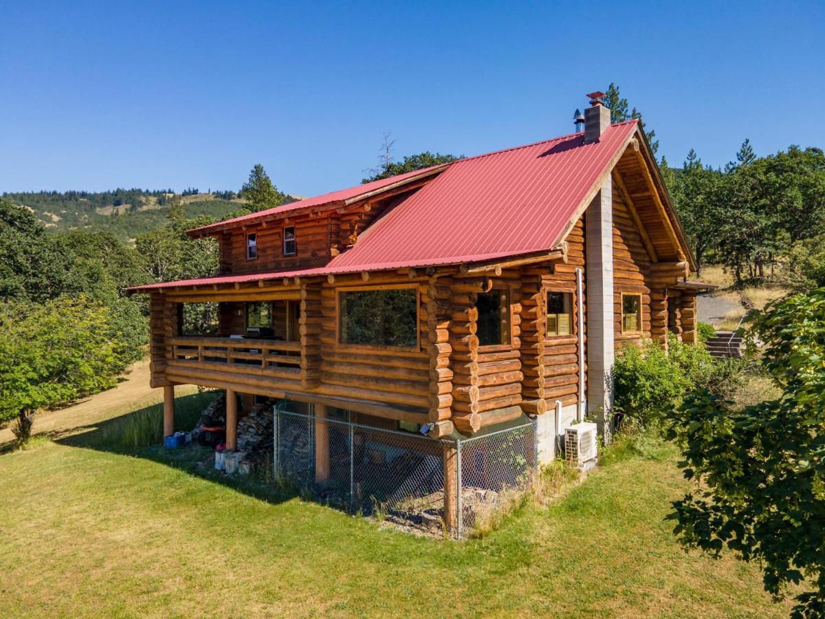 Rowland Log Cabin Home Lyle المظهر الخارجي الصورة